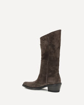Clive suede Boots - BROWN | Base Blu