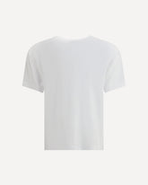 Crewneck cotton T-shirt - WHITE | Base Blu