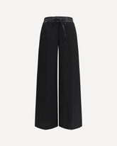 Tailored virgin wool Pants - BLACK | Base Blu