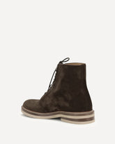 Stivaletti in camoscio - MARRONE | Base Blu