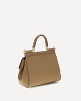 Leather Handbag - BEIGE | Base Blu