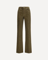 Corduroy Clyde Pants - GREEN | Base Blu
