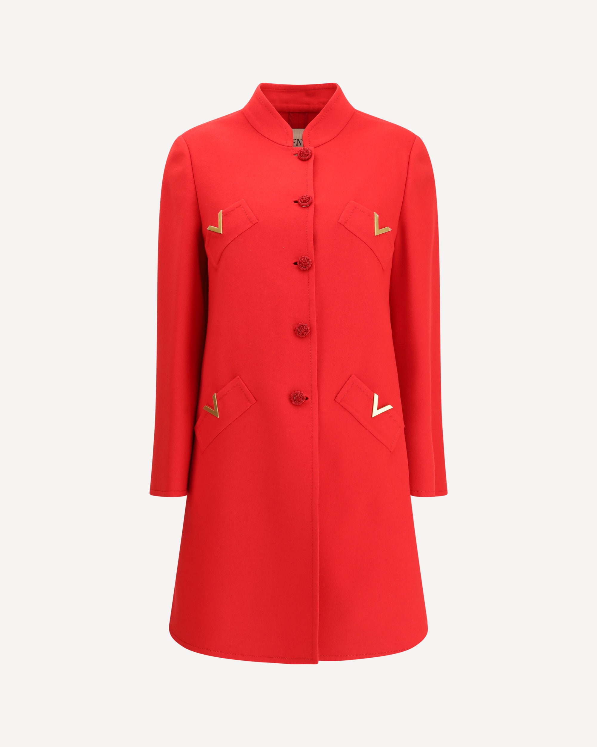 VALENTINO Virgin wool Coat RED | Base Blu