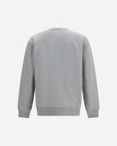 Embroidered logo crewneck Sweatshirt - GREY | Base Blu