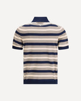 Striped cotton Polo - MULTICOLOUR | Base Blu