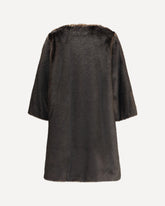 Cappotto in morbida Pelliccia Sintetica - MARRONE | Base Blu