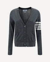 Cardigan in lana merino - GRIGIO | Base Blu