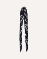 Silk Skull Scarf - BLACK | Base Blu