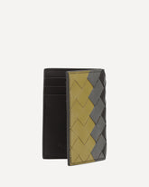 Intrecciato Tricolor Card Holder - MULTICOLOUR | Base Blu
