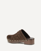 Jeannette Clog Mules - BROWN | Base Blu