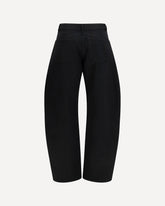 Low rise rounded Jeans - BLACK | Base Blu