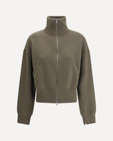 Cardigan con zip n°385 Xtra Cute - VERDE | Base Blu