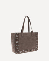 Floral embroideried Nellcote Tote Bag - BROWN | Base Blu