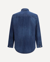 D-Simply denim Shirt - BLUE | Base Blu
