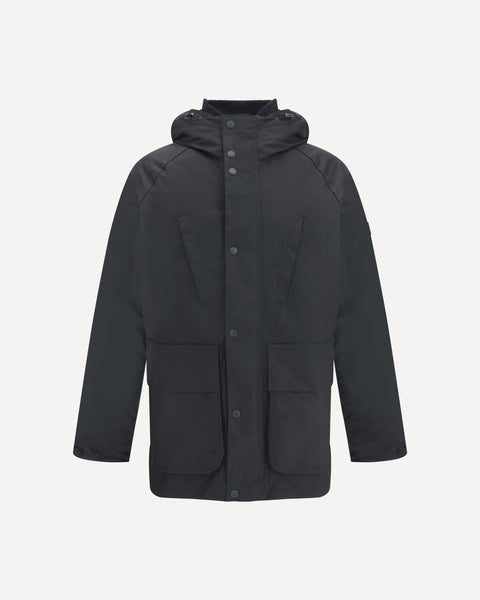 BARBOUR INTERNATIONAL Oakdale Down Jacket BLACK | Base Blu