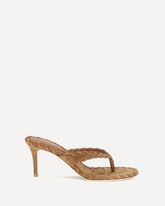 Suede thong Sandals - BEIGE | Base Blu
