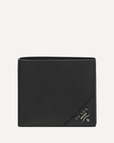 Portafogli in pelle  - NERO | Base Blu