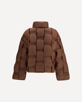 Zip-up Down Jacket - BROWN | Base Blu