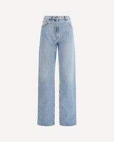 Cotton Five-Pocket Jeans - LIGHT BLUE | Base Blu