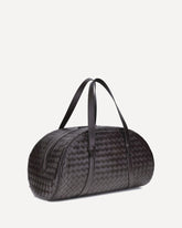 Medium Intrecciato Travel Bag - BROWN | Base Blu