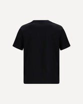 Cotton logo T-shirt - BLACK | Base Blu