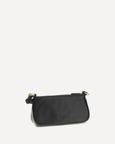 Mini half moon Shoulder Bag - BLACK | Base Blu
