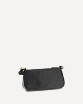 Mini Half Moon Shoulder Bag - BLACK | Base Blu