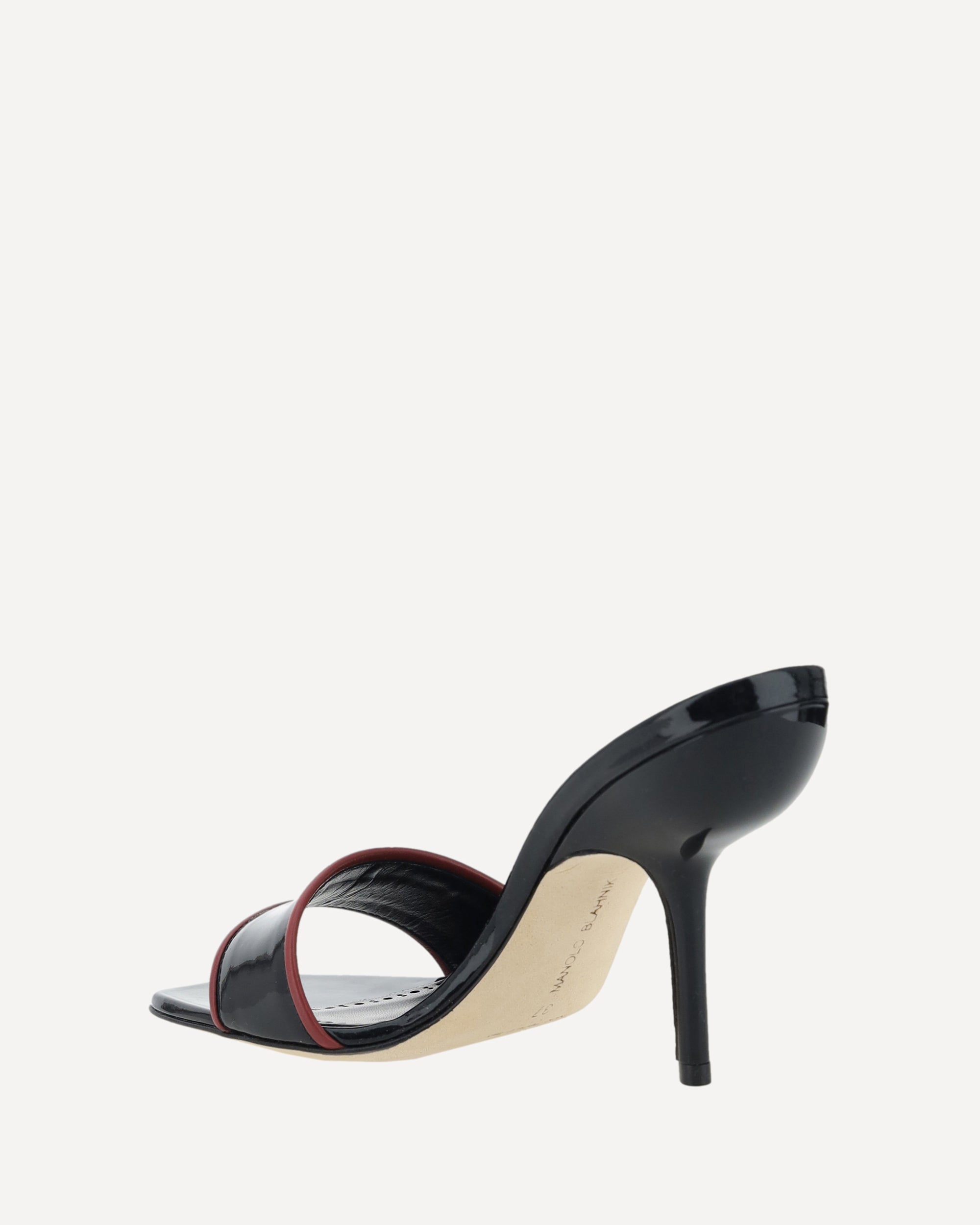 MANOLO BLAHNIK Helamu Sandals BLACK | Base Blu