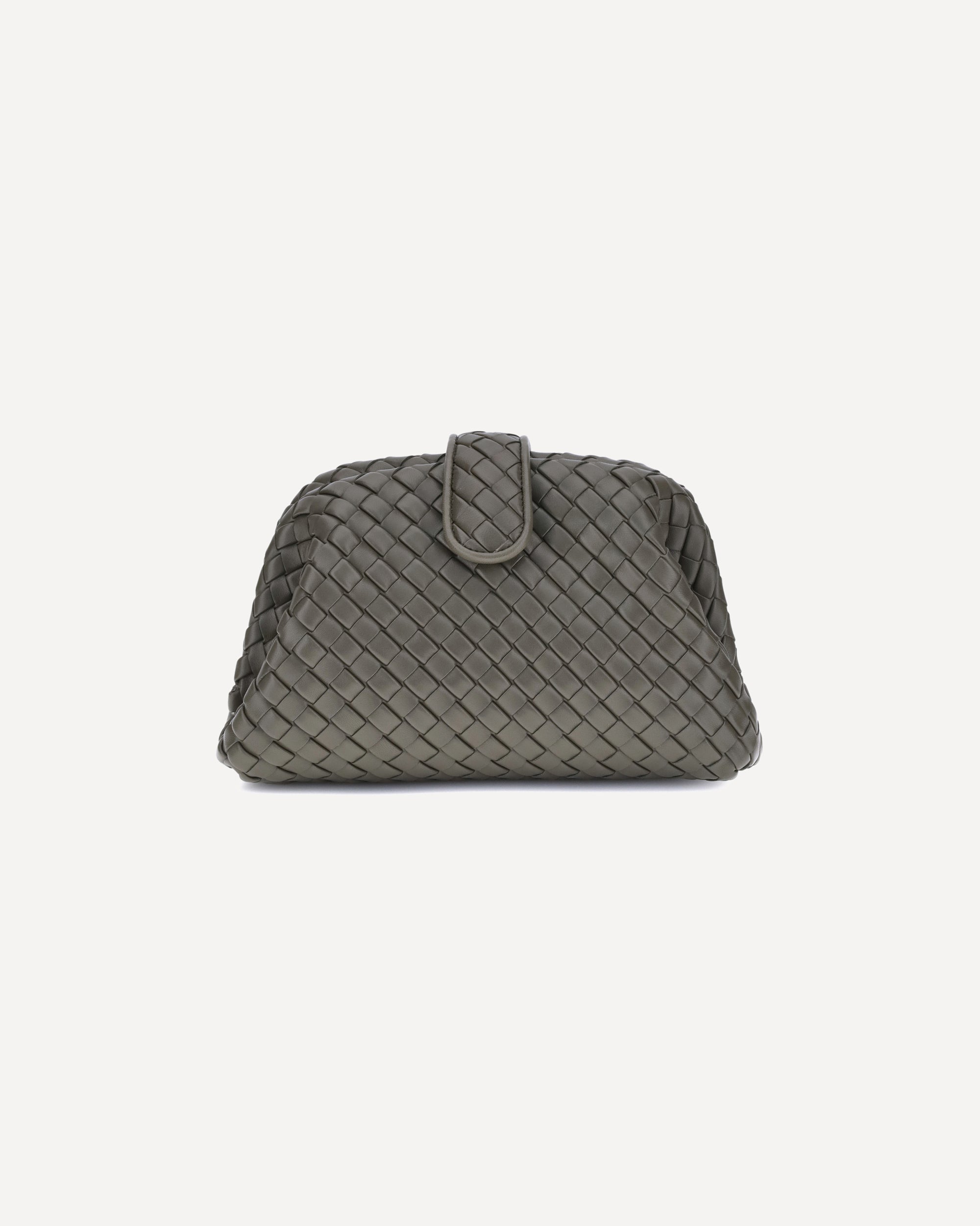 BOTTEGA VENETA Lauren 1980 Clutch Bag GREY | Base Blu