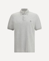 Cotton Polo Shirt - GREY | Base Blu