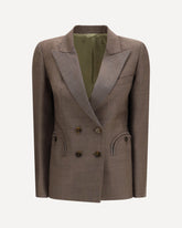 Aile Charmer Blazer - BROWN | Base Blu