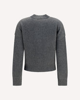 Carnet ribbed Cardigan - GREY | Base Blu