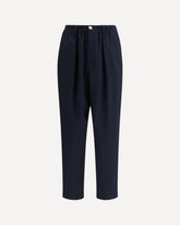 Trousers in merino wool - BLUE | Base Blu