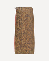 Printed organza wrap Skirt - RED | Base Blu