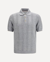 Cotton polo Sweater - GREY | Base Blu