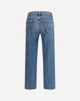 Mid Rise Rambler Zip Ankle Fray Jeans - BLUE | Base Blu