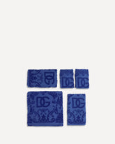 Set 5 Asciugamani in spugna di cotone - BLU | Base Blu