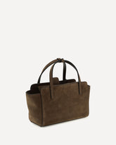 Flap small Shoulder Bag - BROWN | Base Blu