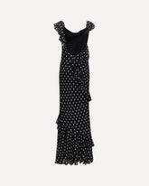 Georgette Dress - BLACK | Base Blu