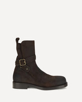 Stivali Ledger Jodphur in pelle​​ - MARRONE | Base Blu