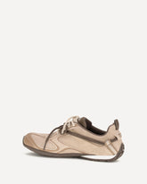 Radar Velvety Sneakers - BEIGE | Base Blu