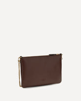 Leather Shoulder Bag - BORDEAUX | Base Blu