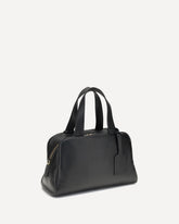 Leather Handbag - BLACK | Base Blu