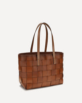 Japan leather Tote Bag - BROWN | Base Blu