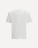 T-shirt in cotone con stampa - BIANCO | Base Blu