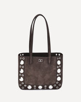 Suede Nellcôte Tote Bag - BROWN | Base Blu