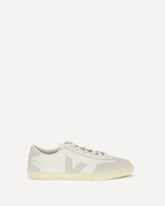 Volley leather Sneakers - WHITE | Base Blu
