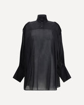 Semi-Transparent Shirt - BLACK | Base Blu