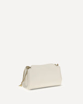 Leather Shoulder Bag - WHITE | Base Blu