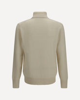 Turtleneck Sweater - WHITE | Base Blu